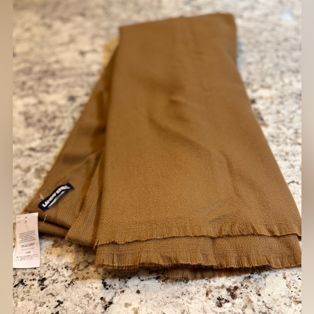Lands' End Tan Scarf